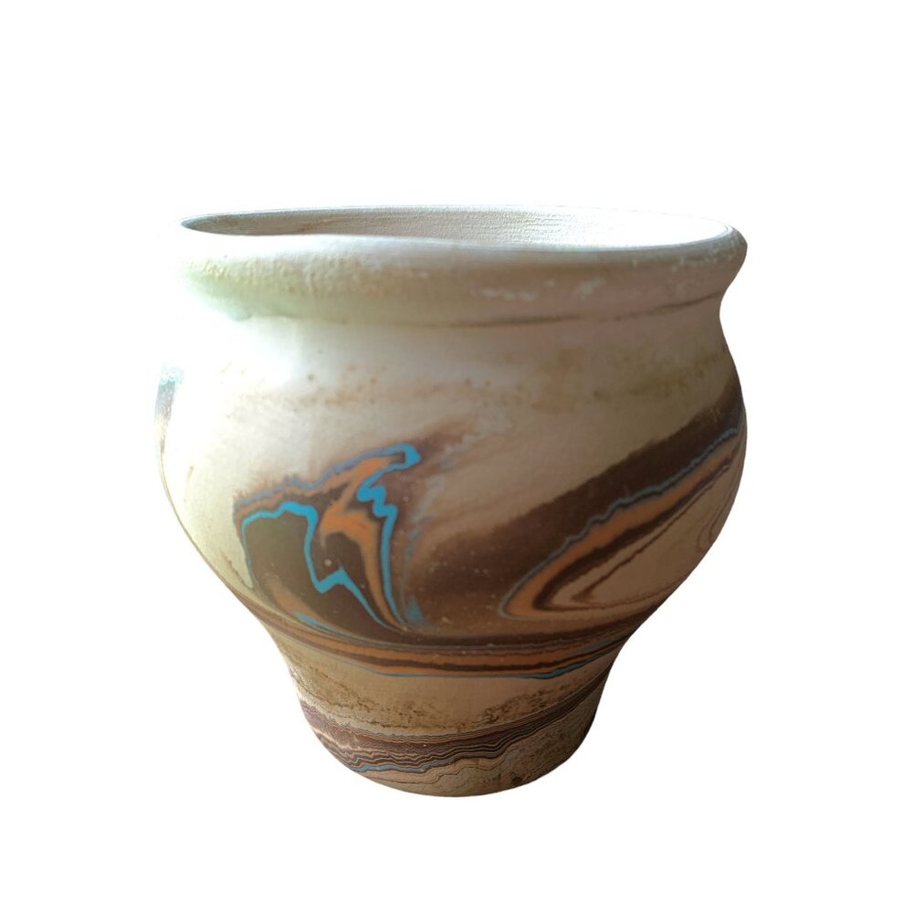 Vintage Pottery Nemadji Handmade Native Small Pot